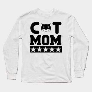 Cat Mom T Shirt For Women Men Long Sleeve T-Shirt